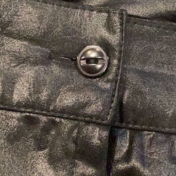 Vintage City Girls Black High Waist  Black Pants Sz 16 Made in USA Funky - Picture 8 of 11